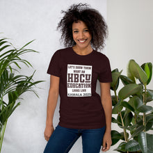 Load image into Gallery viewer, Kamala 2025 Let&#39;s Show Them What an HBCU Education Looks Like Unisex t-shirt
